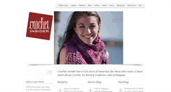 Desktop Screenshot of crochetinsider.com